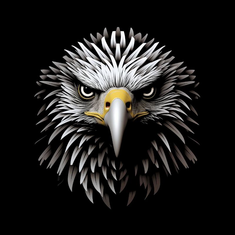 Regal Op Art Eagle toile chef-d’œuvre