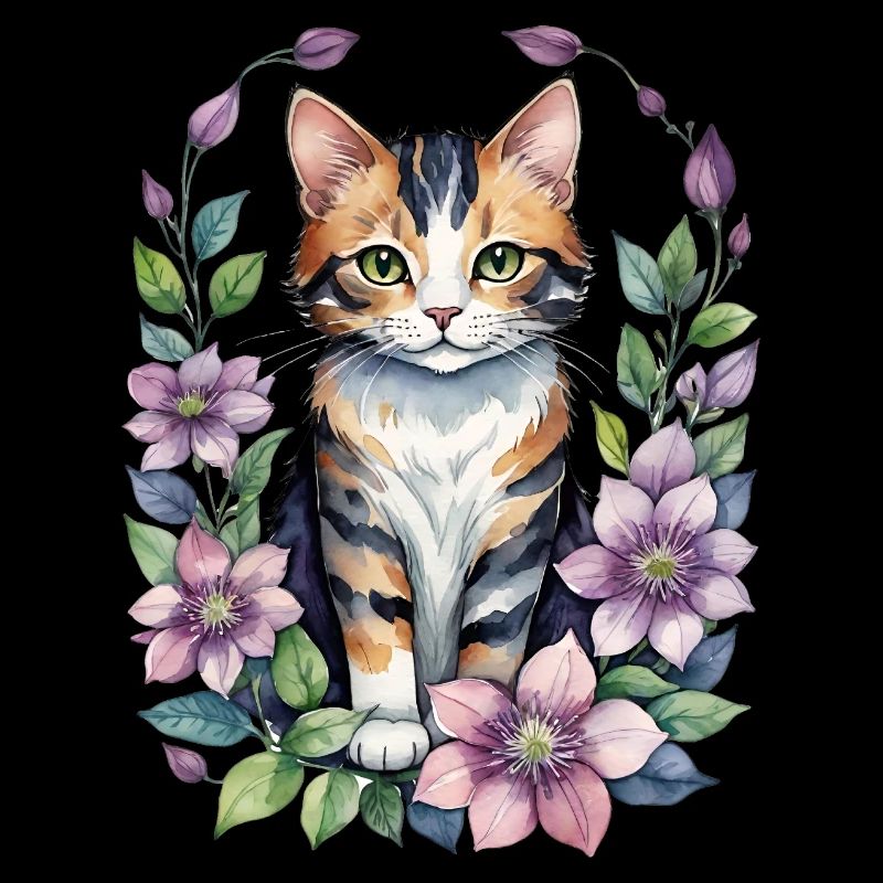 Kätzchenkatze Clematis