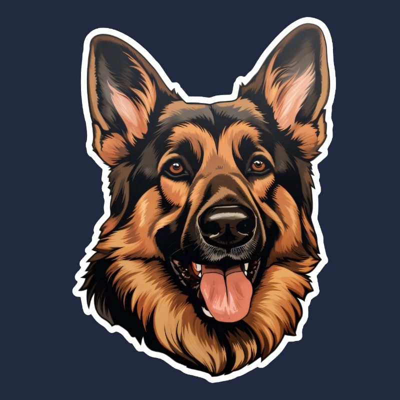 Deutscher Schäferhund Kopf