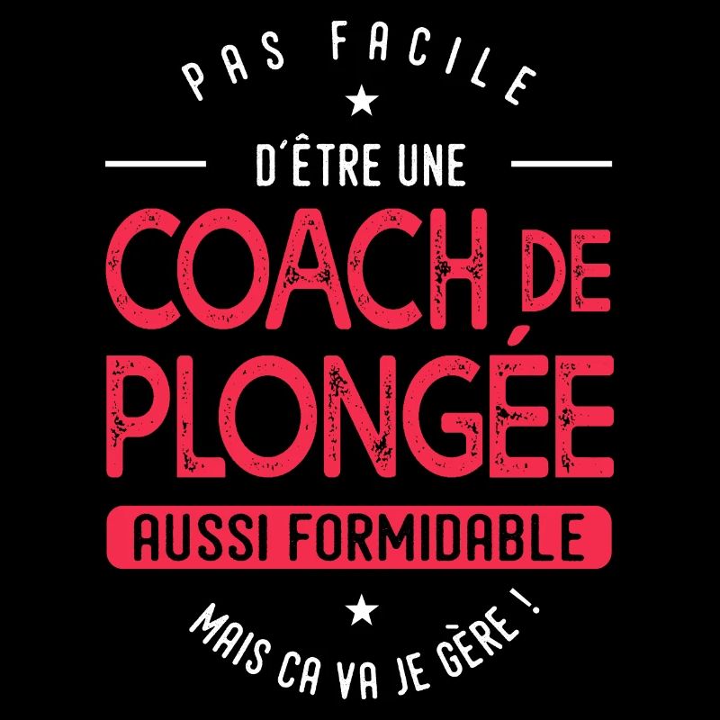 coach Plongée formidable cadeau femme plongée
