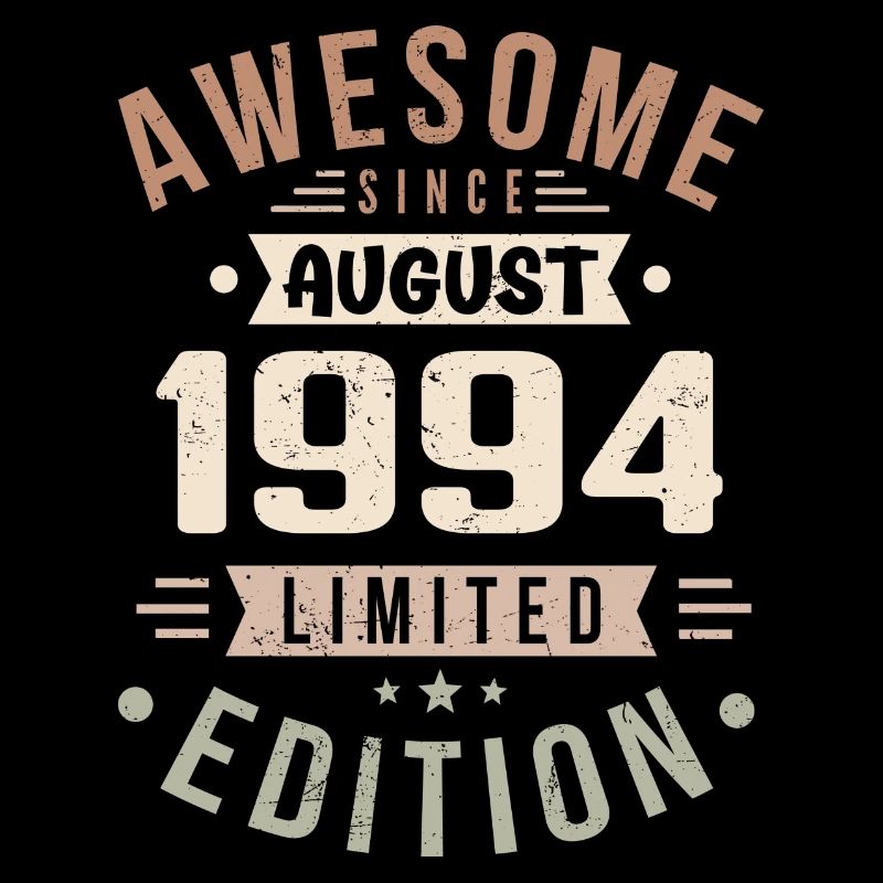 Août 1994 Anniversaire en Août 1994 Millésime 1994