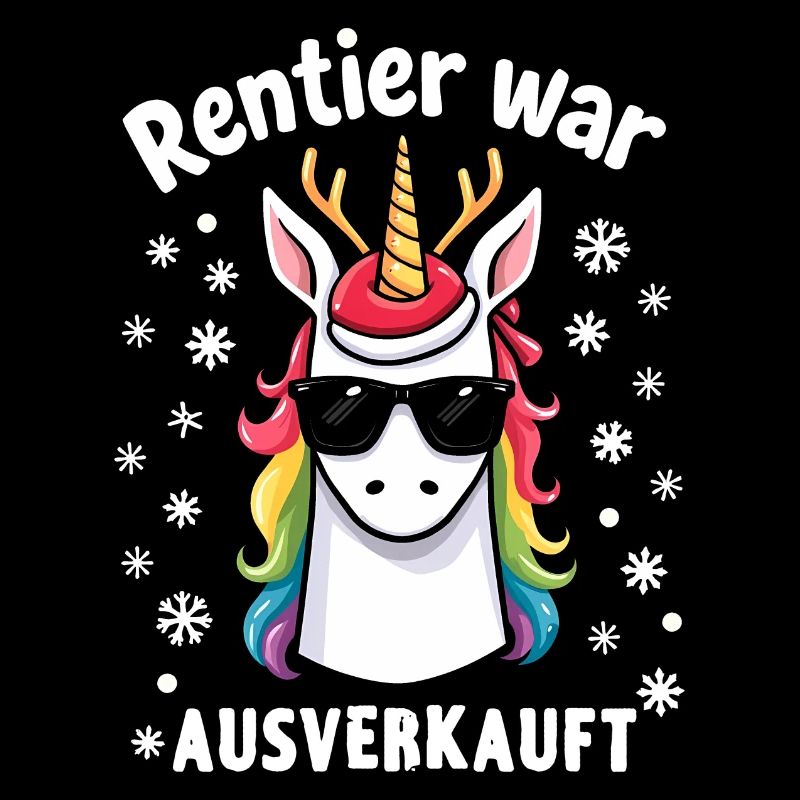 Rentier war ausverkauft Einhorn