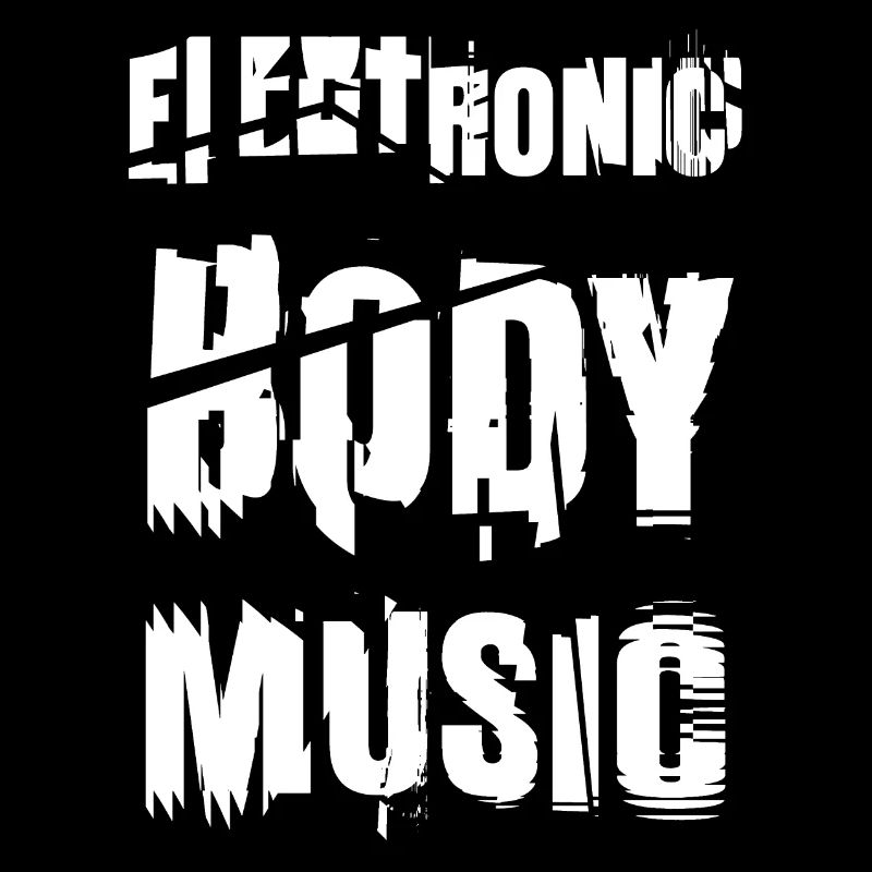 Glitch de musique corporelle électronique