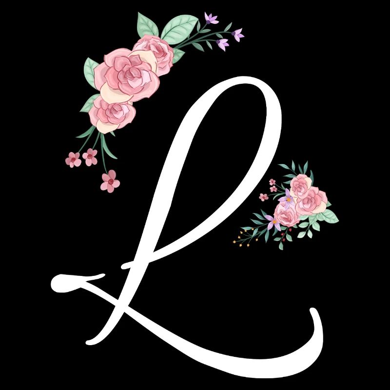 Lettre l fleurs