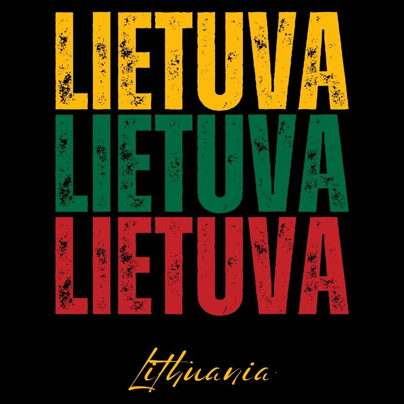 Fierté lituanienne, drapeau de la Lituanie