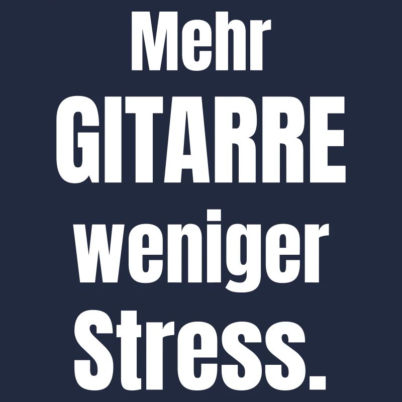 Plus de guitare, moins de stress