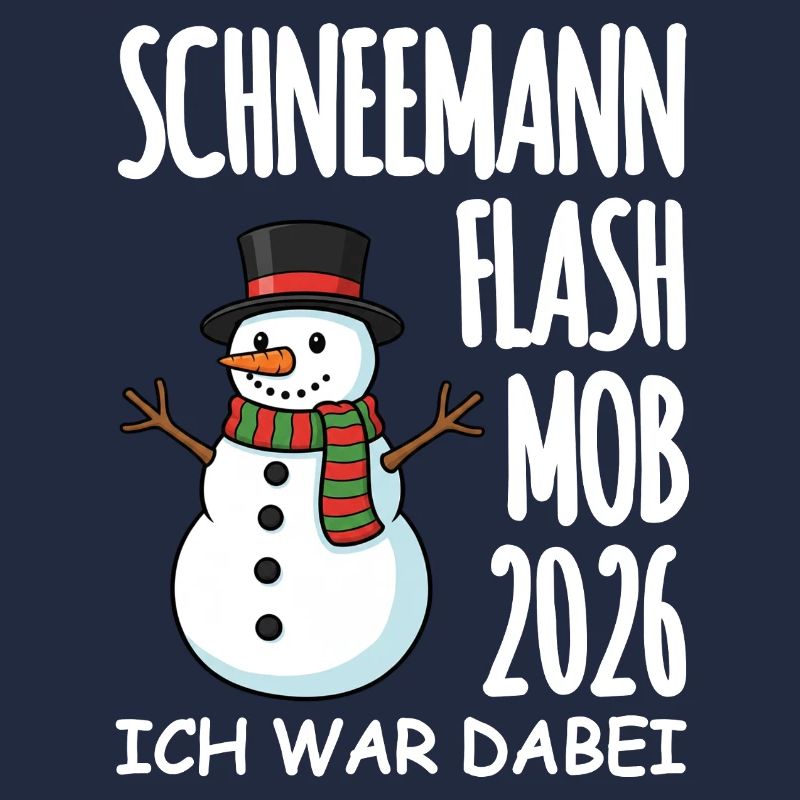 Snowman flash mob