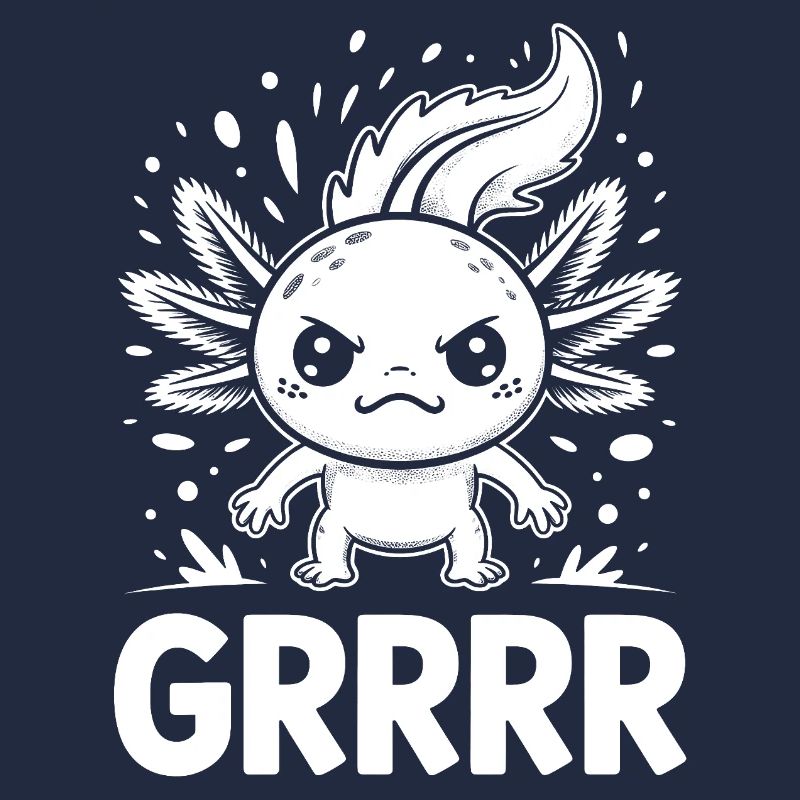 Winged Grump Axolotl