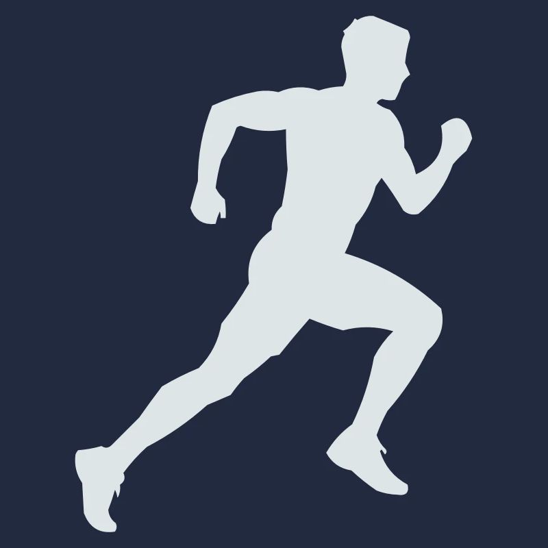 Sprint de silhouette en course