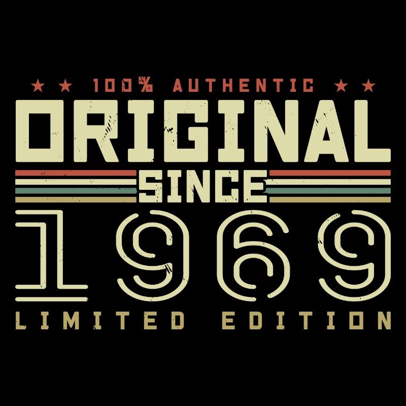 Original 1969 Geburtstagsgeschenk 1969 Retro 1969