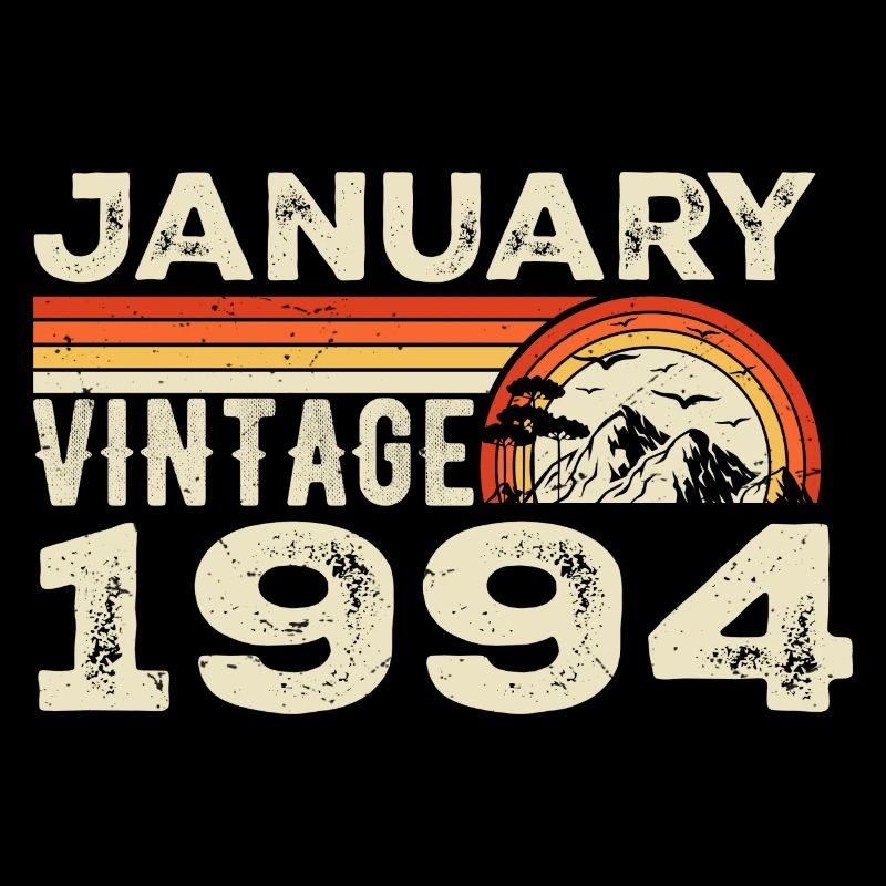 Janvier 1994 Vintage Anniversaire 1994, Né en 1994