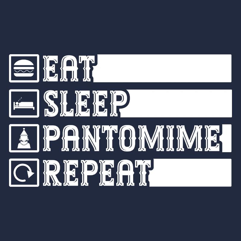 Circus Graphic Pantomime Repeat Circus Performer