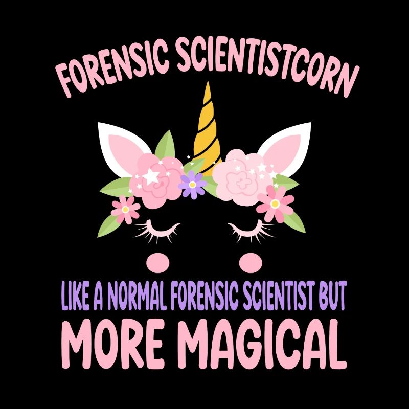 Forensic Scientistcorn comme un scientifique normal