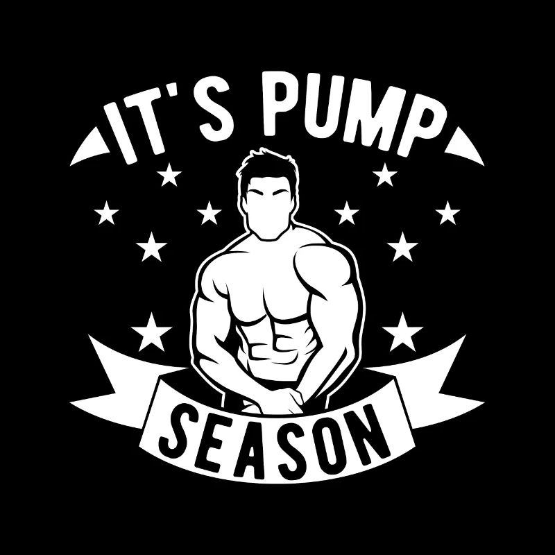 Powerlifting Bodybuilder It´s Pump Season Gym