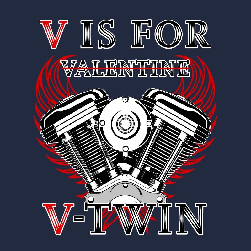 V comme Valentine, conception de moto V-Twin