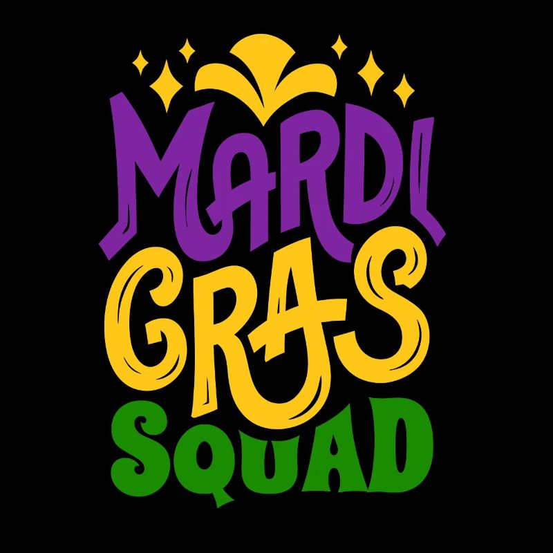 Mardi Gras Squad - Karneval - Kostüm - Geschenk