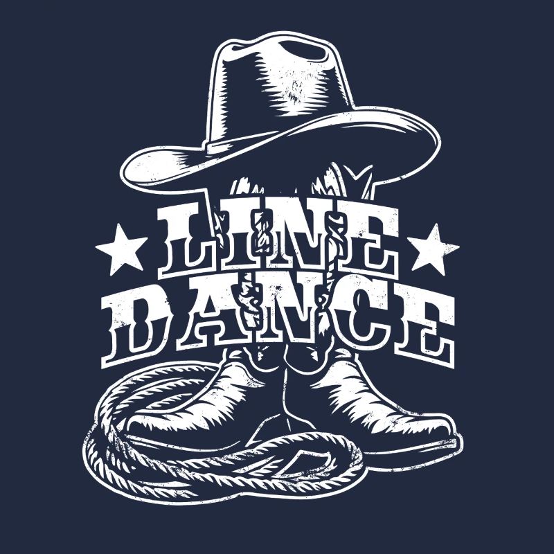 Line dance - Linedancing Country Fan - Gift