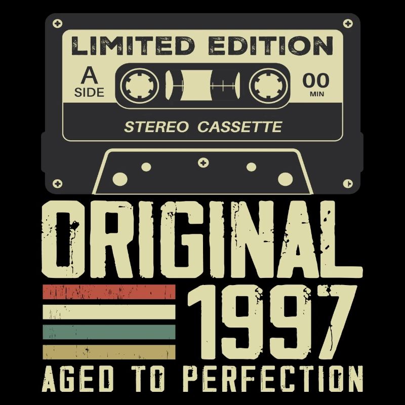 27th Retro Style Anniversary Gift 1997