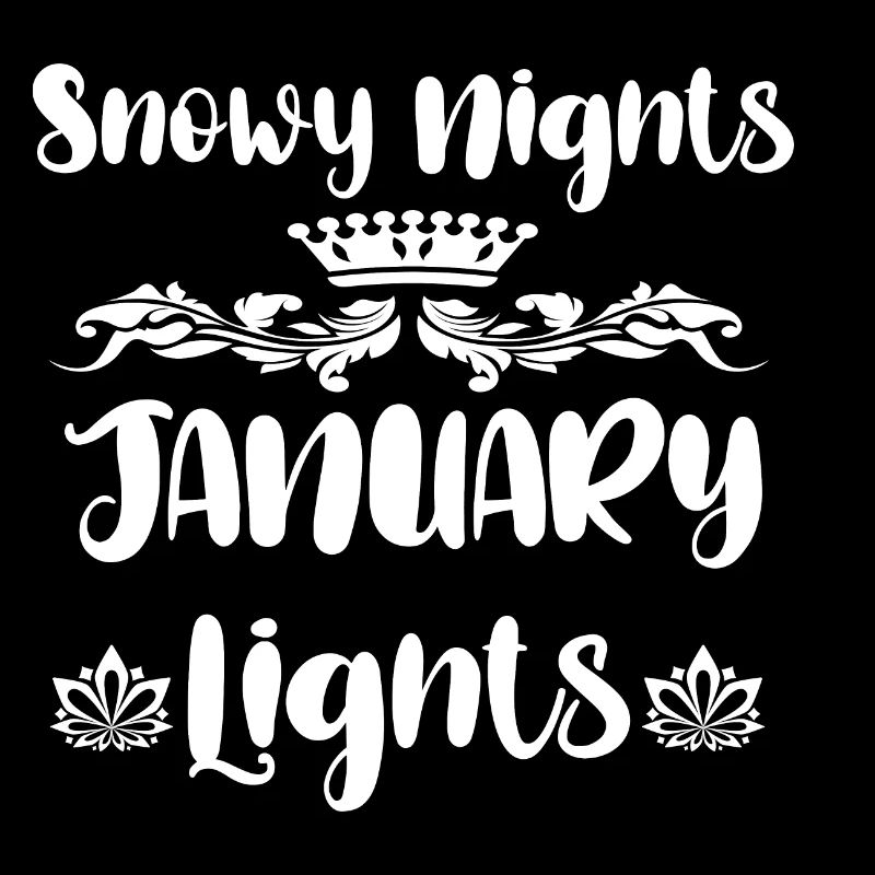 Snowy Nights January Lights