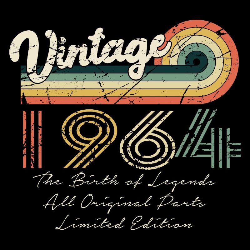 Awesome Since 1964 Anniversary 1964 Vintage 196
