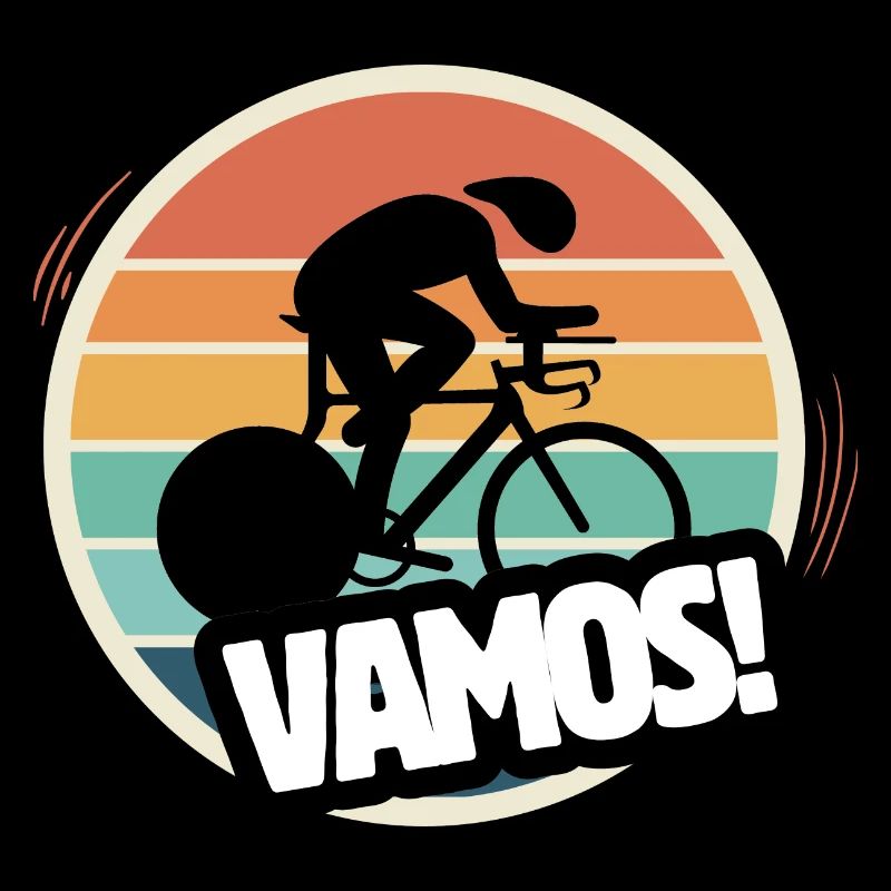 Vamos Retro-Bahnradfahrer