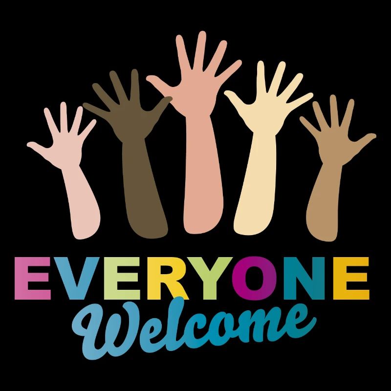 Everyone Welcome Hands