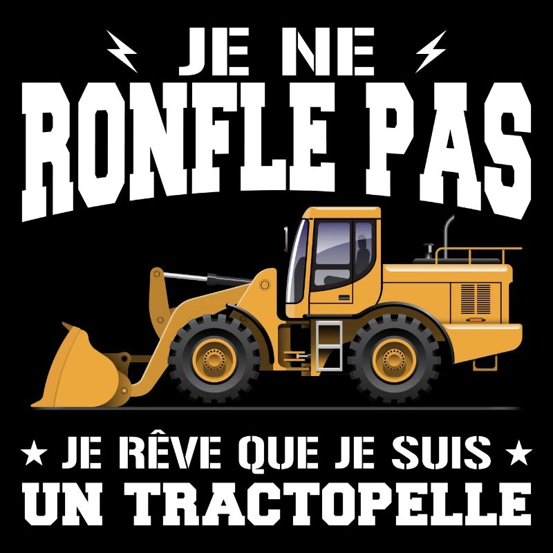Engin de chantier Tractopelle Ronfler