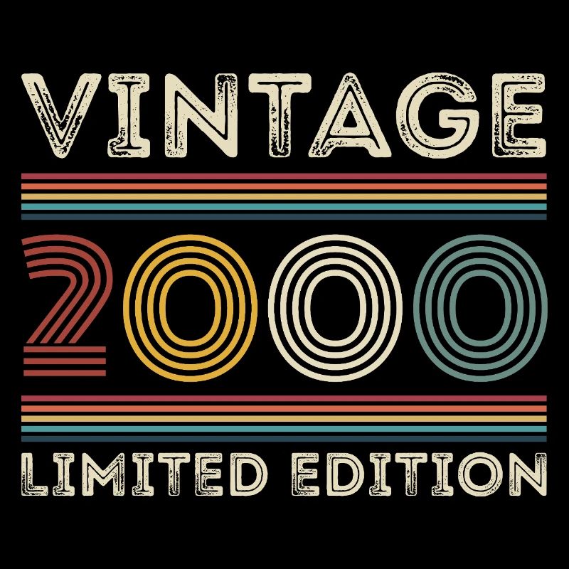 2000 Geburtstag 2000 Retro 2000 Geschenk 2000