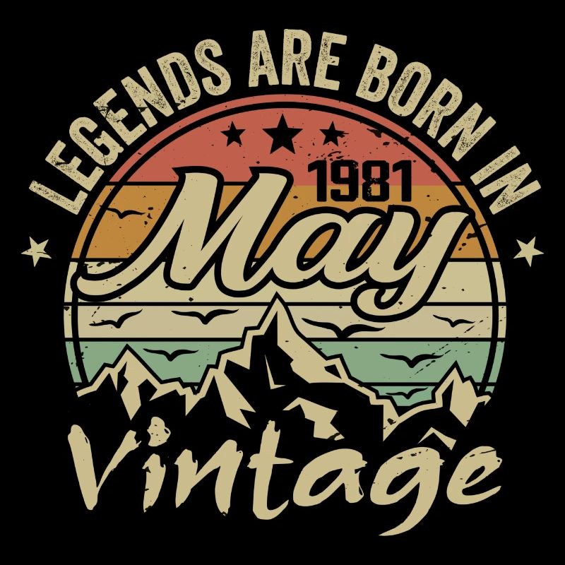 May 1981 Birthday Gift 1981 Vintage 1981