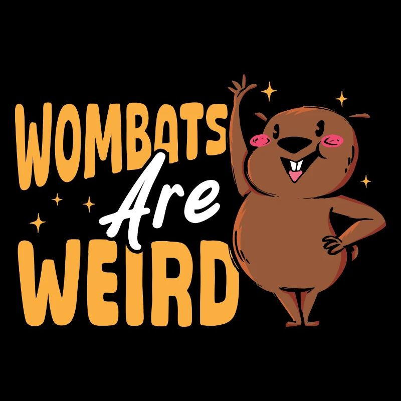 Wombats sind komische Wombat-Merch
