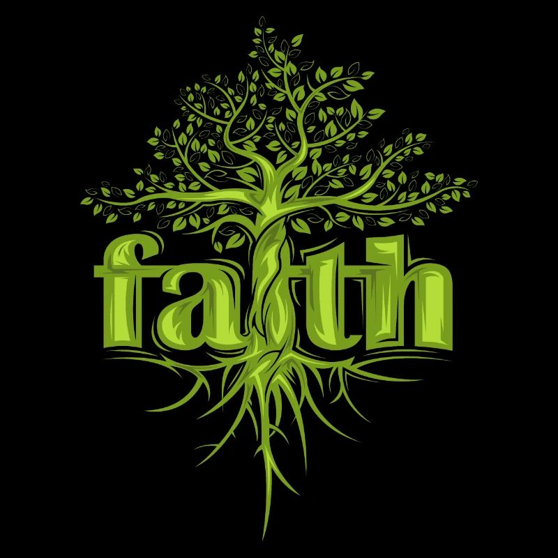 Glaube Baum Hoffnung Motivation Wald Symbol icon