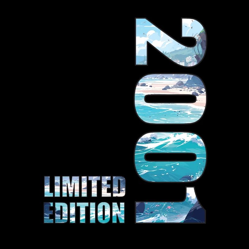 2001 Limited Edition T-Shirt Geburtstags Idee