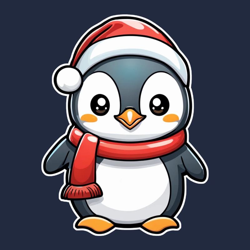 pingouin bonnet de noel