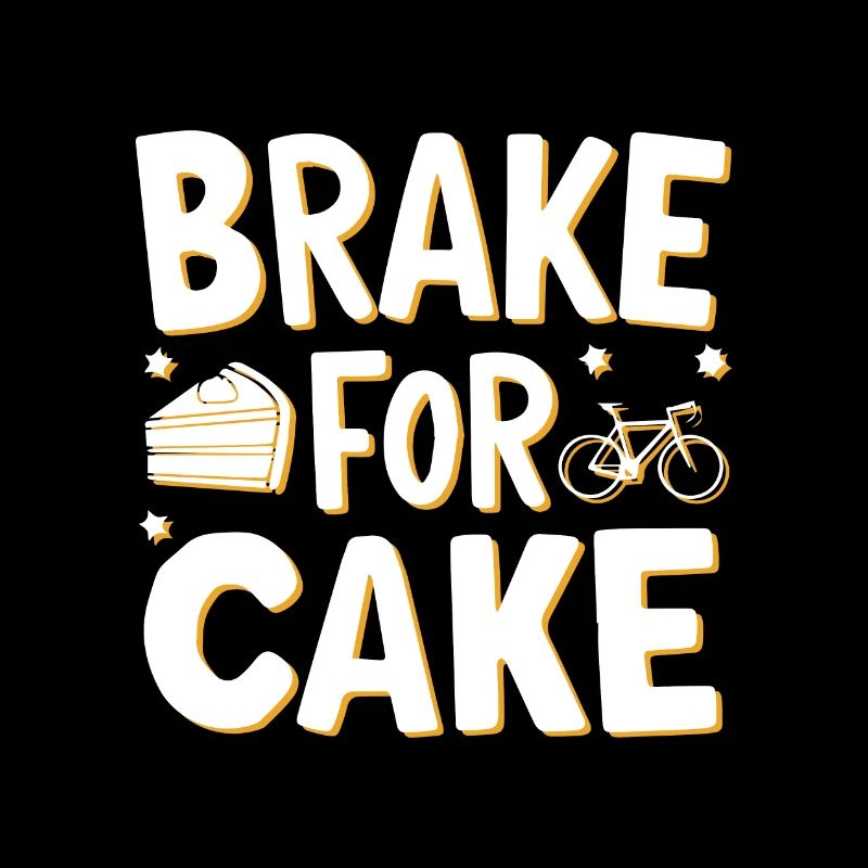 Gâteau de vélo sucré Conception de motivation