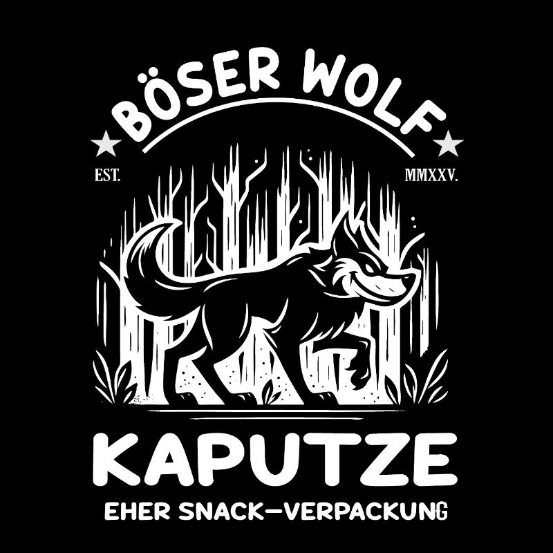 Lustiger Böser Wolf – Comic Design