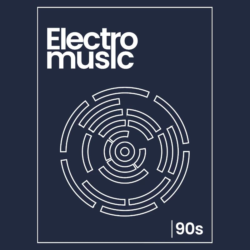 Electro Maze 90er Techno Tee