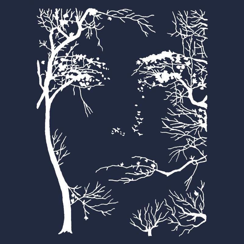 Le visage de la forêt (blanc)