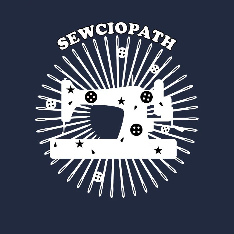 Sewing Machine Design - White