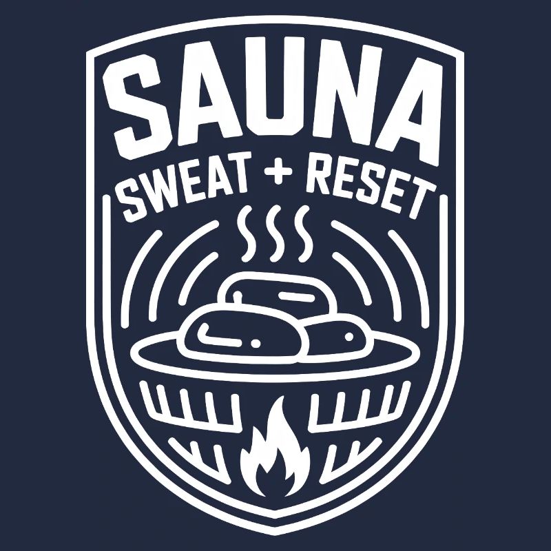 Transpiration du sauna réinitialisant bien-être Transpiration