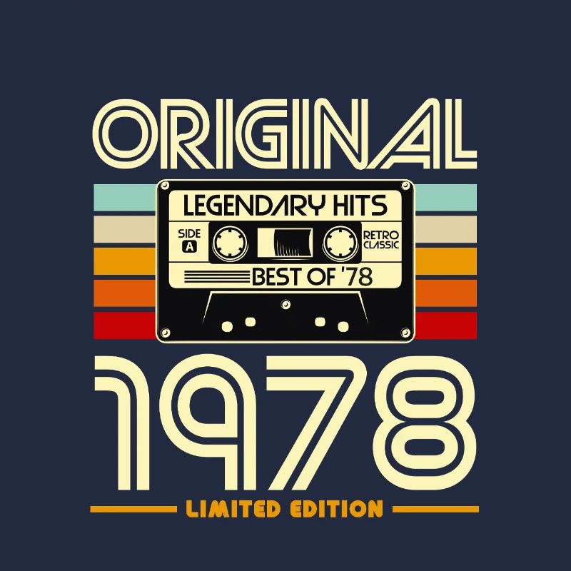 Original 1978 Cassette Retro Limitee