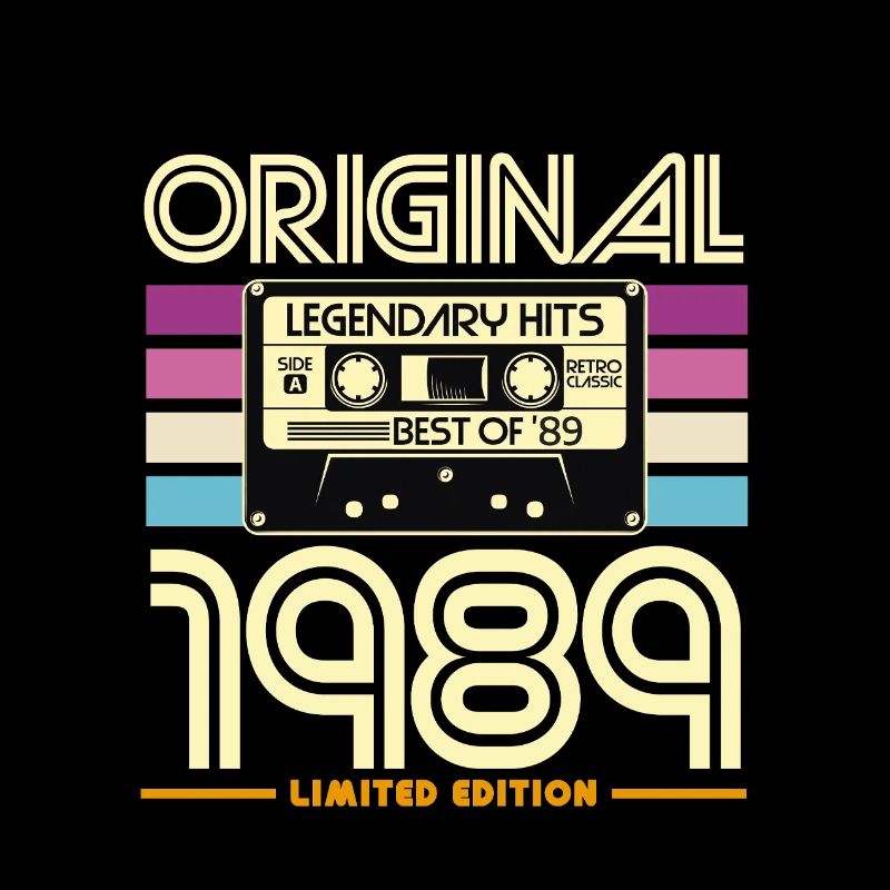 1989 Edition Limitée Cassette Retro