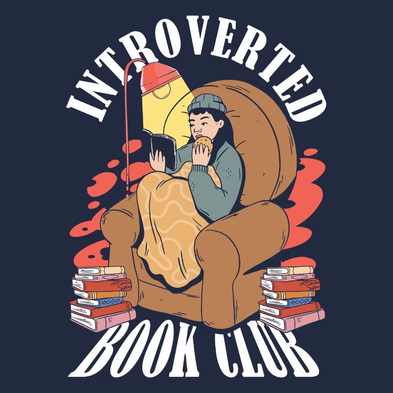 Bookworm Literary Reader Introverted Book Club