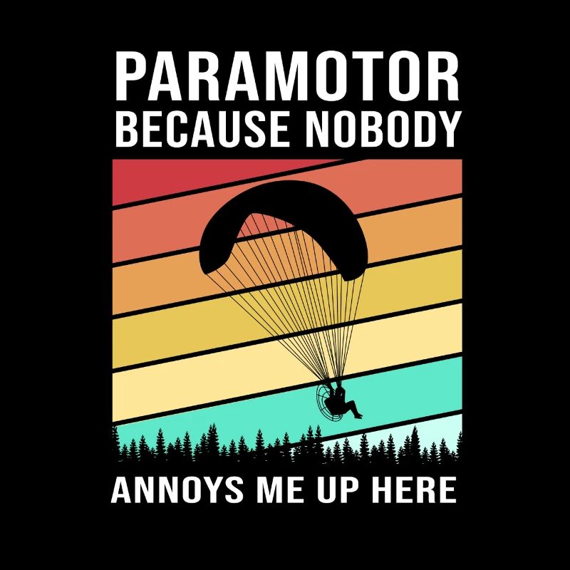Parachute en parapente