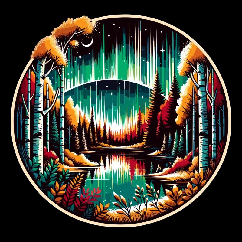 Nordic Wilderness & Northern Lights - Vikings