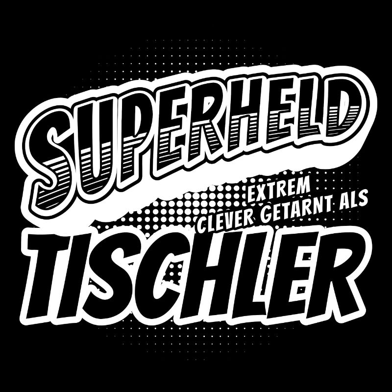 Superheld, clever getarnt als Tischler
