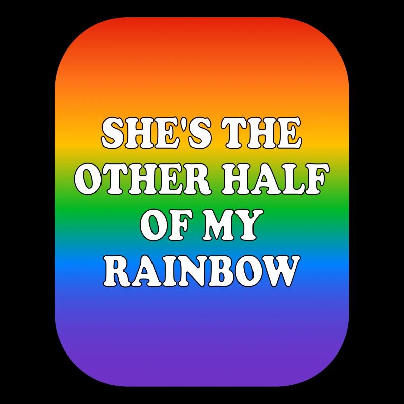 Elle est l’autre moitié de mon arc-en-ciel