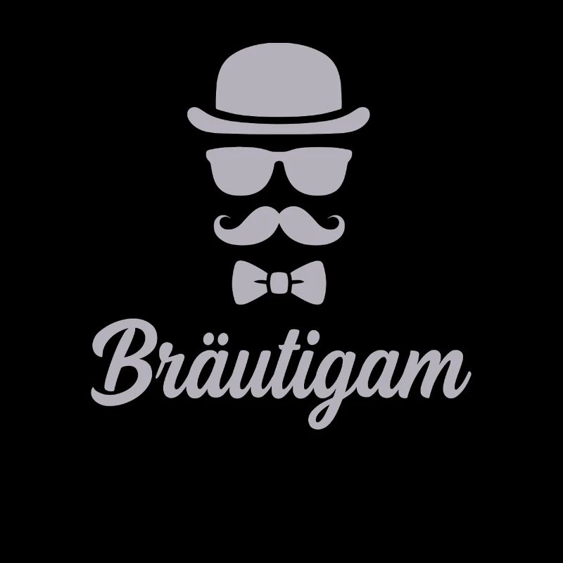 Bräutigam JGA Hut Schnurrbart