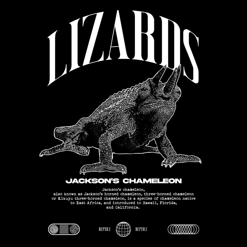 Jackson's Chameleon Streetwear Lizard Keeper