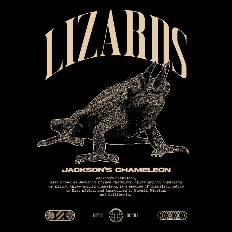 Jackson's Chameleon Streetwear Lizard Keeper