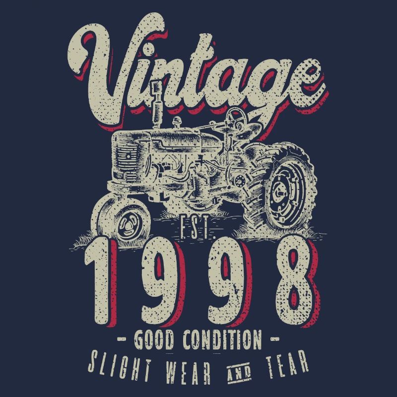 Oldtimer Traktor Bauer Geburtstag Jahrgang 1998